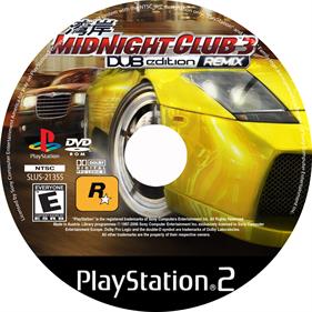 Midnight Club 3: DUB Edition Remix - Fanart - Disc Image