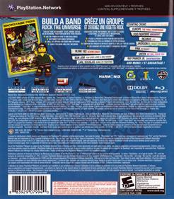 LEGO Rock Band - Box - Back Image