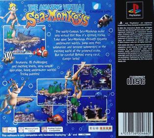 The Amazing Virtual Sea-Monkeys - Box - Back Image