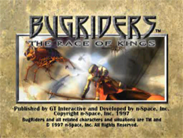 Bugriders: The Race of Kings - Screenshot - Game Title Image