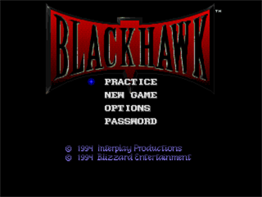 Blackthorne - Screenshot - Game Title
