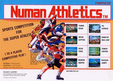 Numan Athletics - Advertisement Flyer - Front Image