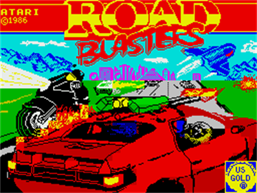 Road Blasters - Screenshot - Game Title Image