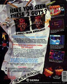 Space Quest III: The Pirates of Pestulon - Box - Back Image