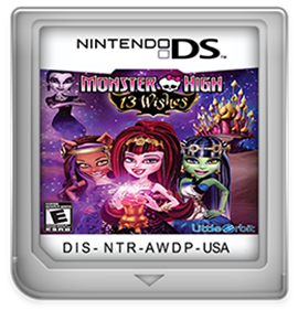 Monster High: 13 Wishes - Fanart - Cart - Front Image