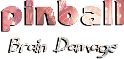 Pinball Brain Damage - Clear Logo Image