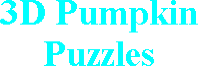 3D Pumpkin Puzzles - Clear Logo Image
