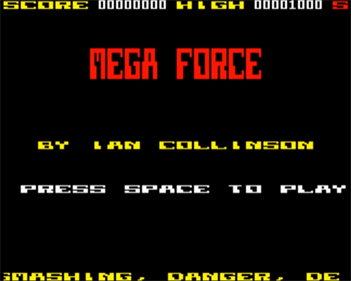 Mega Force - Screenshot - Game Select Image