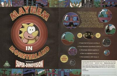 Mayhem in Monsterland - Advertisement Flyer - Front Image