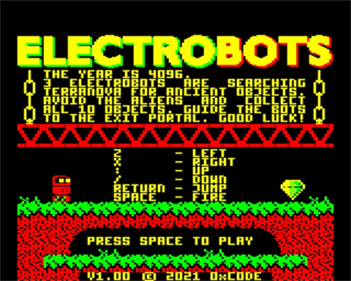 Electrobots - Screenshot - Game Title Image