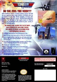 Top Gun: Combat Zones - Box - Back Image