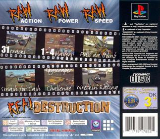 Destruction Derby RAW - Box - Back Image