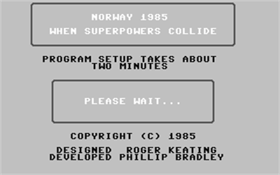 Norway 1985: When Superpowers Collide - Screenshot - Game Title Image