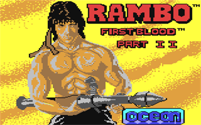 Rambo: First Blood Part II - Screenshot - Game Title Image