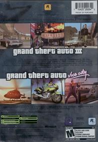 Grand Theft Auto Double Pack - Box - Back Image