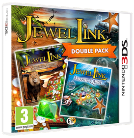 Jewel Link Double Pack: Safari Quest and Atlantic Quest - Box - 3D Image