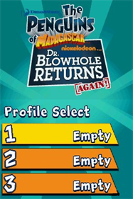 The Penguins of Madagascar: Dr. Blowhole Returns Again! - Screenshot - Game Title Image