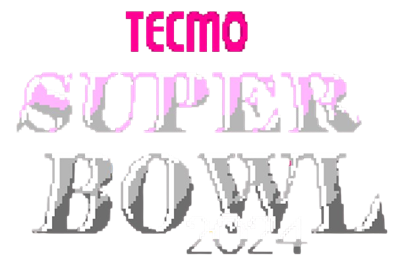 Tecmo Super Bowl 2024 - Clear Logo Image