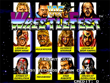 WWF WrestleFest - Screenshot - Game Title Image