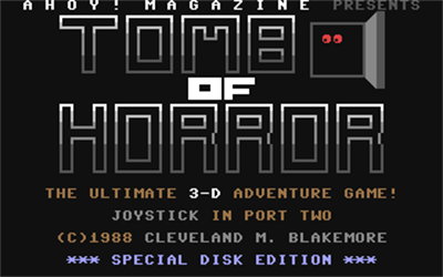 Tomb of Horror - Screenshot - Game Title Image