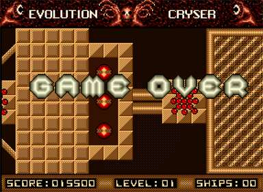 Evolution Cryser - Screenshot - Game Over Image