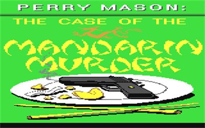 Perry Mason: The Case of the Mandarin Murder - Screenshot - Game Title Image
