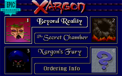 Xargon - Screenshot - Game Select Image