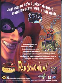 Pandemonium! - Advertisement Flyer - Front Image