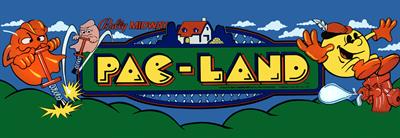 Pac-Land - Arcade - Marquee Image