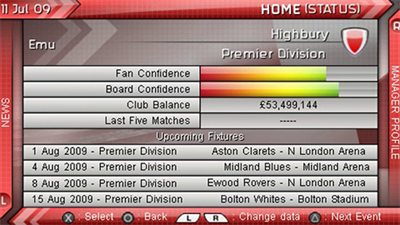 This is Football Management - Screenshot - Gameplay Image