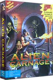 Alien Carnage - Box - 3D Image