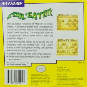 Tail 'Gator - Box - Back Image