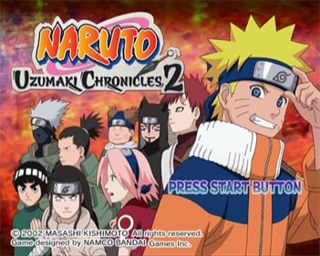 Naruto: Uzumaki Chronicles 2 - Screenshot - Game Title Image