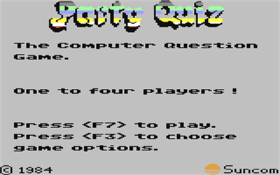 PQ: The Party Quiz Game - Screenshot - Game Title Image