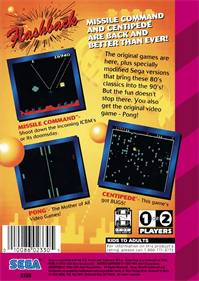 Arcade Classics - Box - Back Image