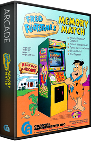 Fred Flintstones' Memory Match - Box - 3D Image