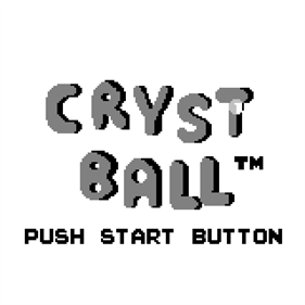 Crystball - Screenshot - Game Title Image