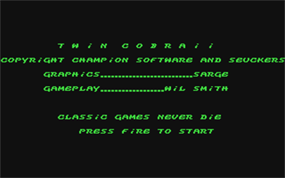 Twin Cobra II - Screenshot - Game Title Image