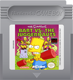 The Simpsons: Bart vs. the Juggernauts - Fanart - Cart - Front