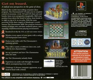 The Chessmaster 3-D - Box - Back Image