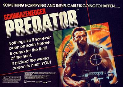Predator - Advertisement Flyer - Front Image