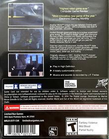 Another World: 20th Anniversary Edition - Box - Back Image