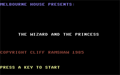 The Wizard & the Princess - Screenshot - Game Title Image