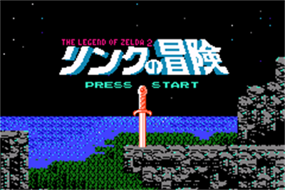 Classic NES Series: Zelda II: The Adventure of Link - Screenshot - Game Title Image