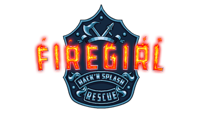 Firegirl: Hack 'n Splash Rescue - Clear Logo Image