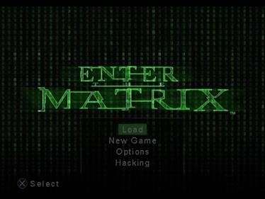 Enter the Matrix - Screenshot - Game Select Image