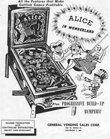 Alice in Wonderland - Advertisement Flyer - Front Image