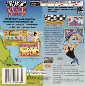 2 Games in 1: Cartoon Network Block Party / Cartoon Network Speedway - Box - Back Image