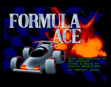 Formula Ace - Screenshot - Game Title Image