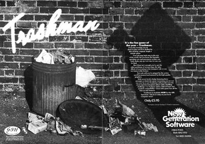 Trashman - Advertisement Flyer - Front Image